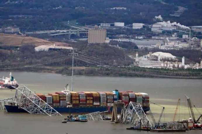 The port of Baltimore will be fully restored before the end of May.